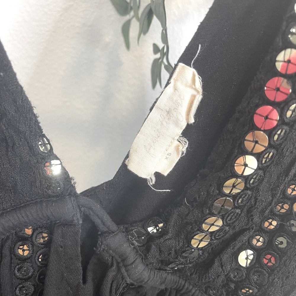 Anthropologies Sequence With Side Tassel Top - image 3